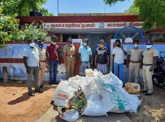 தடைசெய்யப்பட்ட புகையிலைப் பொருட்கள் பதுக்கல் - இருவர் கைது!
