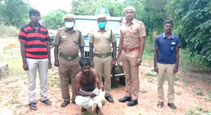கோவில்பட்டி அருகே முயல் வேட்டையில் ஈடுபட்ட இளைஞர் கைது

