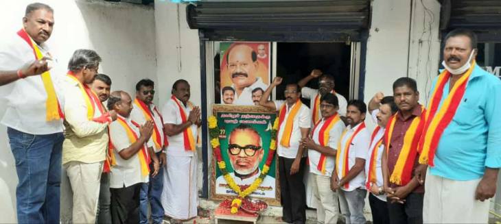 சி.பா.ஆதித்தனார் பிறந்த நாள் விழா: சமத்துவ மக்கள் கழகம் மரியாதை!

