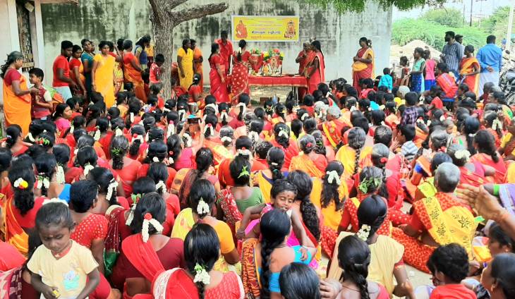 மழைவளம் வேண்டி புதூரில் கிராம நல வழிபாடு!

