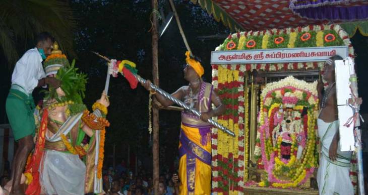 தூத்துக்குடி சுப்பிரமணிய சுவாமி கோவிலில் சூரசம்ஹாரம்!