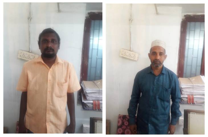 தூத்துக்குடியில் ஆள்மாறாட்டம் செய்து நிலம் மோசடி -  2 ஏக்கர் நிலம் மீட்பு - 2 பேர் கைது!

