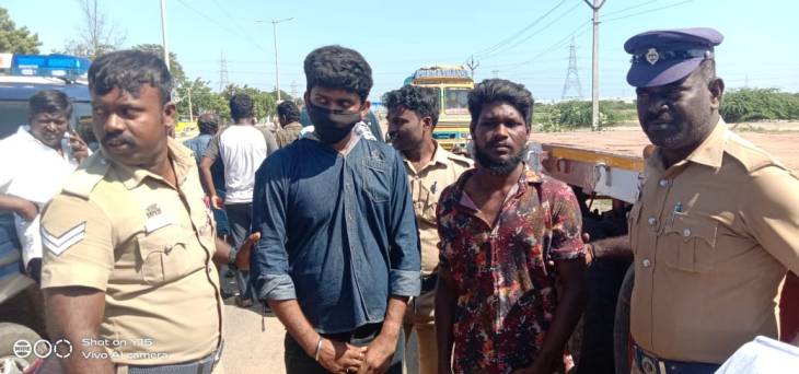 தூத்துக்குடியில் லாரியை திருடிச் சென்ற 2 பேர் கைது!

