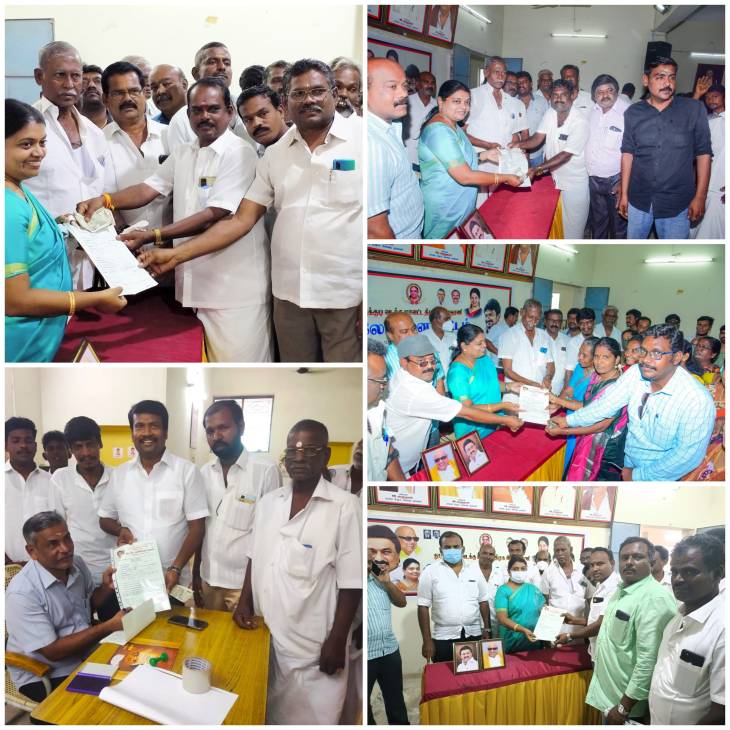 நகர்ப்புற உள்ளாட்சி தேர்தல்- தூத்துக்குடி வடக்கு மாவட்ட திமுகவினர் உற்சாகமாக விருப்ப மனு அளித்தனர்.