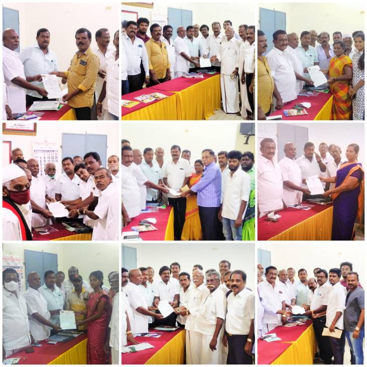 நகர்ப்புற உள்ளாட்சி தேர்தல் -வடக்கு மாவட்ட திமுகவினர் விருப்ப மனு 
