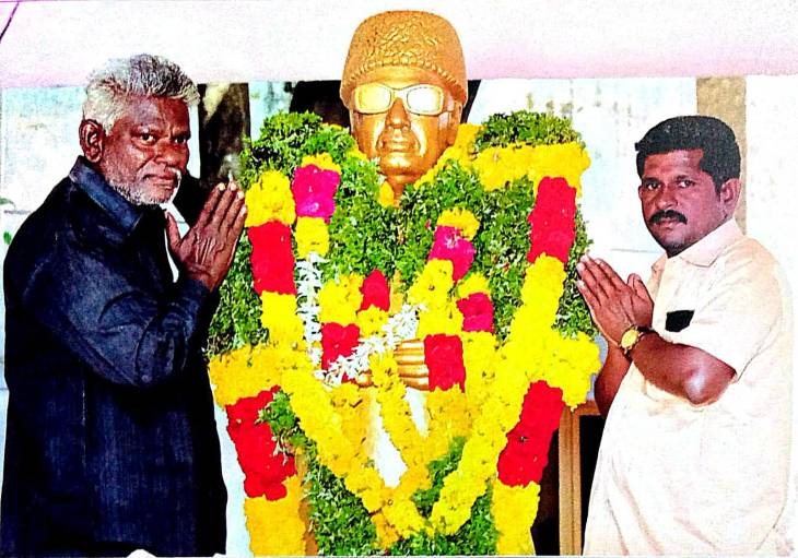 எம்ஜிஆர் நினைவு நாள்: எம்ஜிஆர் அண்ணா திமுக மரியாதை!
