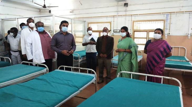 தூத்துக்குடி அரசு மருத்துவமனையில் கொரோனா வார்டு, சிகிச்சை பணிகளை ஆய்வு செய்த கனிமொழி எம்பி.,!


