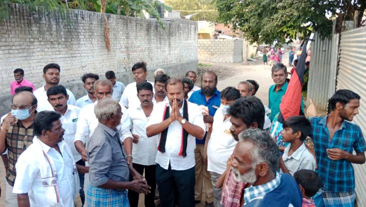 தூத்துக்குடி 20வது வார்டு பகுதியை முன்மாதிரி வார்டாக மாற்றுவதாக திமுக வேட்பாளர் ஜெகன் பெரியசாமி வாக்குறுதி