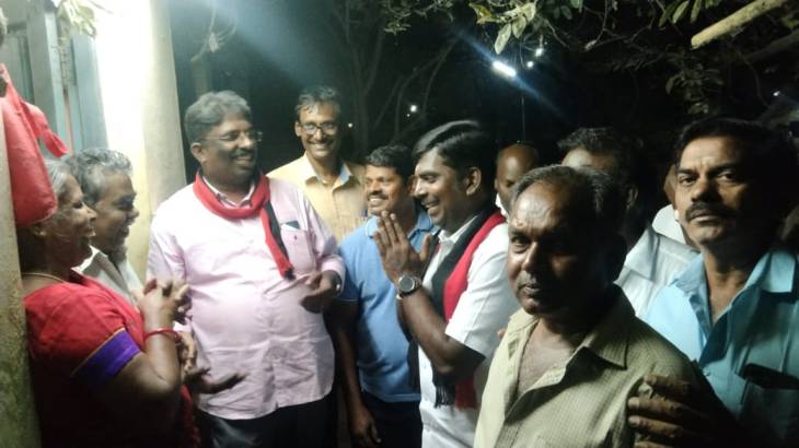 தூத்துக்குடி மாநகராட்சி தேர்தல் : 60வது வார்டு திமுக வேட்பாளர் பால குருசாமி தீவிர வாக்கு சேகரிப்பு