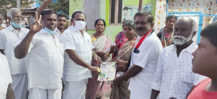அதிமுக வேட்பாளர் சேவியரை ஆதரித்து முன்னாள் அமைச்சர் சி.த.செல்லப்பாண்டியன் வாக்கு சேகரிப்பு!