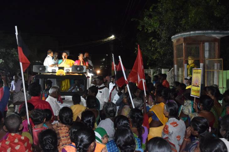 தூத்துக்குடி உள்ளாட்சி தேர்தலை 5 ஆண்டுகாலமாக நடத்தாத அதிமுகவிற்கு பாடம் புகட்ட வேண்டும்-அமைச்சர் கீதாஜீவன் பேச்சு!
