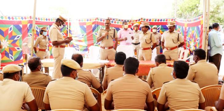 நாளை மறுநாள் வாக்குப்பதிவு  - வன்முறையில் ஈடுபட்டால் கடும் நடவடிக்கை - எஸ்பி ஜெயக்குமார் எச்சரிக்கை! 

