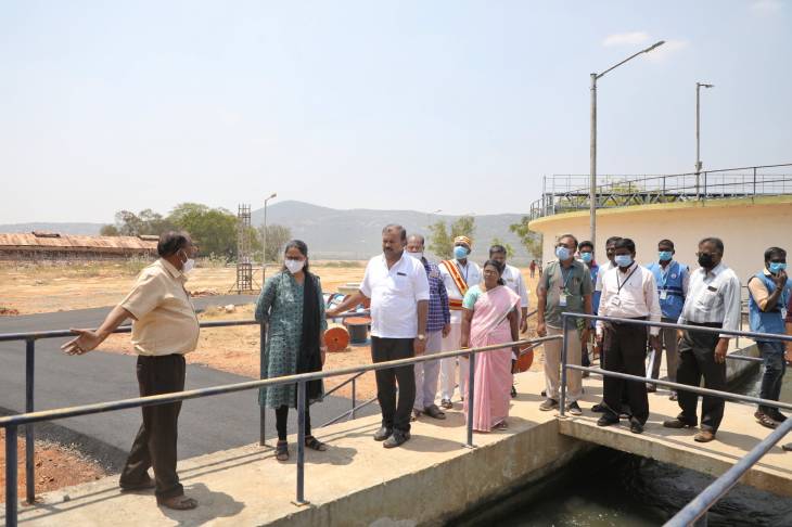 வல்லநாடு தலைமை நீரேற்று நிலையத்தில் மேயர் ஜெகன் நேரில் ஆய்வு