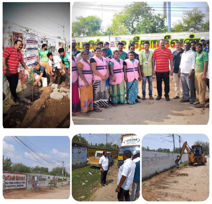 போல்பேட்டையில் போக்குவரத்திற்கு இடையூறான மணல் திட்டுக்கள் அகற்றி மரம் - மேயர் ஜெகன் பெரியசாமி நடவடிக்கை!

