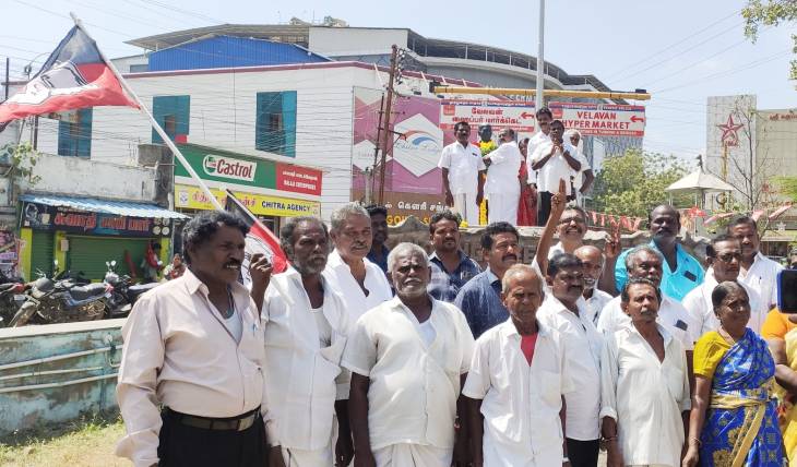 குரூஸ் பர்னாந்து நினைவு நாள்: அதிமுக மாநில அமைப்புச் செயலாளர் சி. த. செல்லப்பாண்டியன் மரியாதை