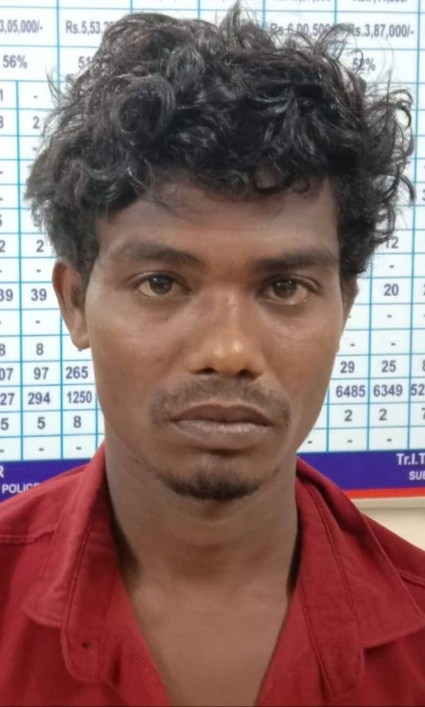 கடையின் பூட்டை உடைத்து திருட்டு : 24 மணி நேரத்தில் திருடியவர் கைது

