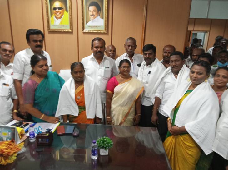 தூத்துக்குடி மாநகராட்சி, மண்டல தலைவர்கள், அமைச்சர் மற்றும் மேயரிடம் வாழ்த்து!
