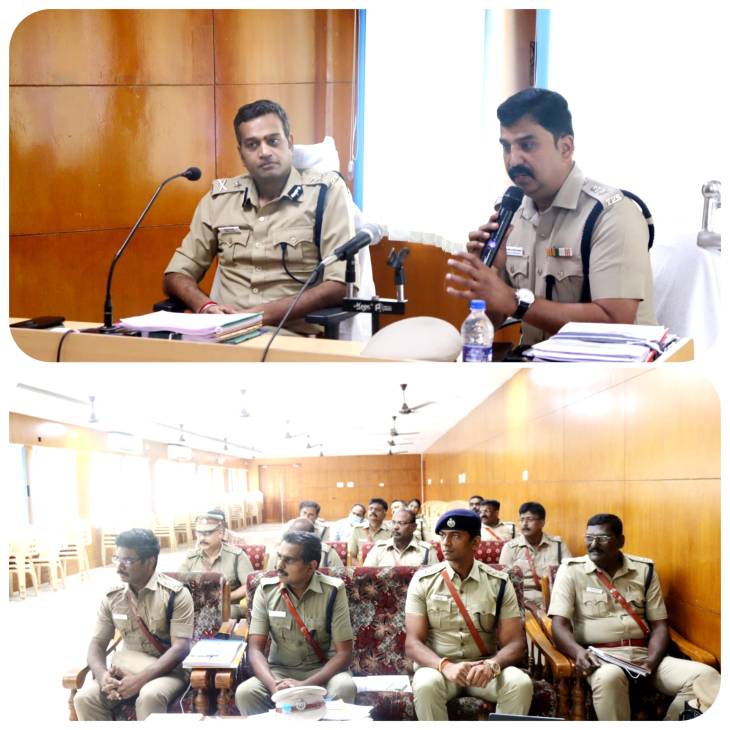 தூத்துக்குடியில் தென்மண்டல காவல்துறை தலைவர் தலைமையில்  ஆலோசனை! 

