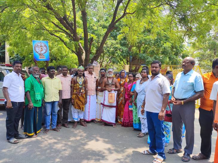 சமூக ஊடகங்களில் தொடர்ந்து இந்து தெய்வங்களை இழிவு படுத்தி வீடியோ வெளியீடு - மாவட்ட ஆட்சியரிடம் இந்து முன்னணி மனு!

