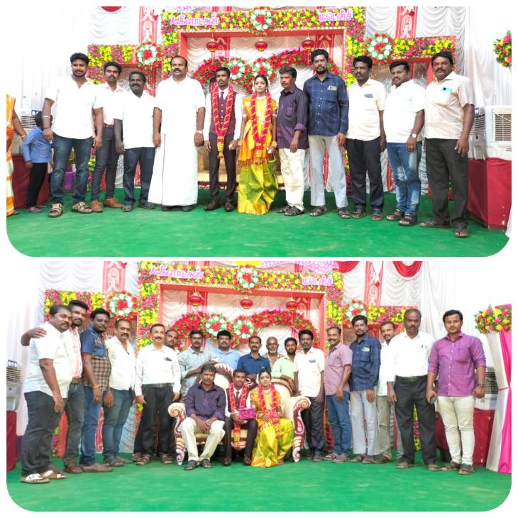 தூத்துக்குடியில் பத்திரிகையாளர் இல்லத் திருமணவிழா -  மேயர் உள்பட பலர் கலந்து கொண்டு வாழ்த்து!

