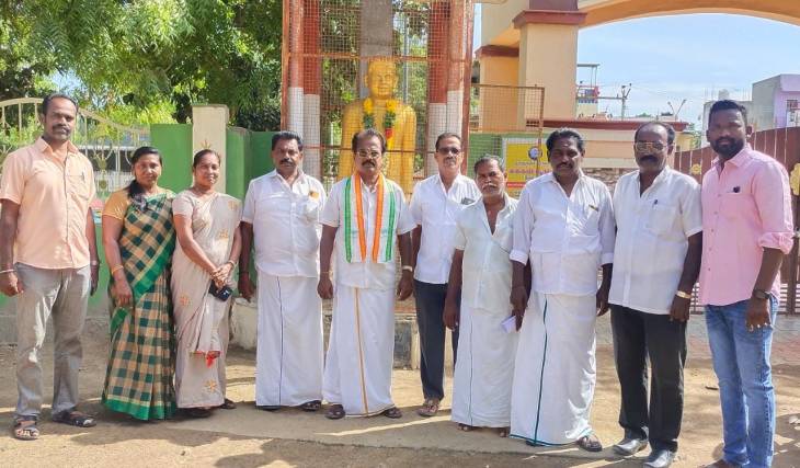 கக்கன் பிறந்தநாள் : காங்கிரஸார் மாலை அணிவித்து மரியாதை!

