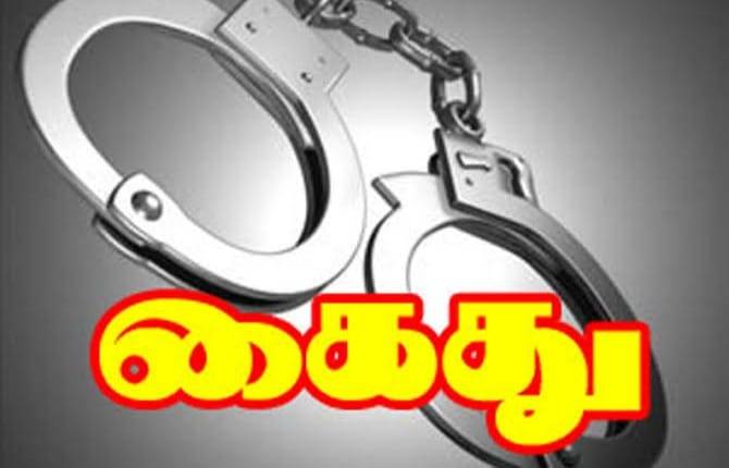 தூத்துக்குடியில் குடும்பத் தகராறில் கத்தியால் தாக்கி கொலை மிரட்டல் விடுத்த  வாலிபர் கைது