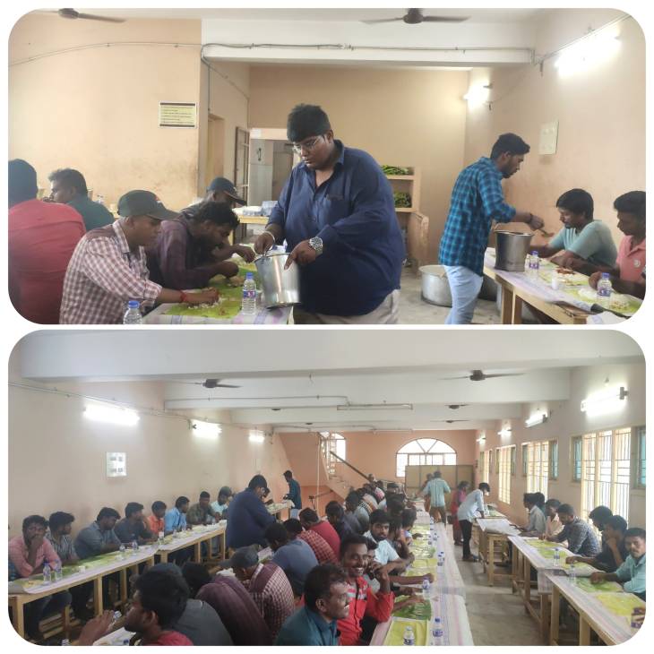தூத்துக்குடியில் நடிகர் தனுஷ் பிறந்த நாள் கொண்டாட்டம் - பொதுமக்களுக்கு அசைவ விருந்துடன் அன்னதானம் கொடுத்து அசத்தல்!