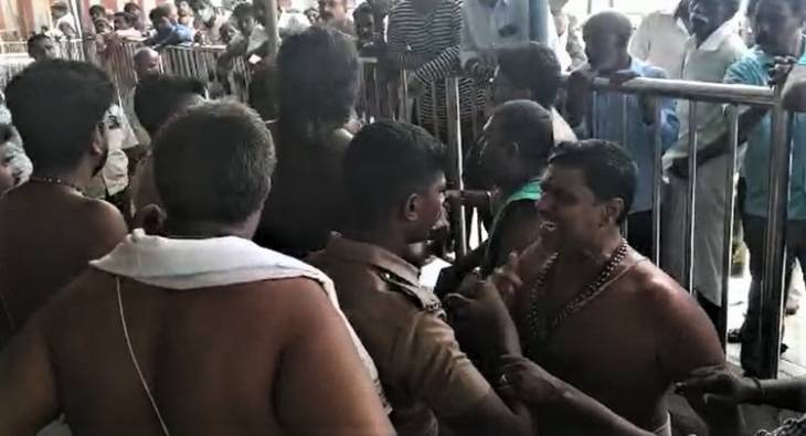 திருச்செந்தூர் சுப்பிரமணிய சுவாமி கோயிலில் அர்ச்சகர்கள் காவலர் இடையே தள்ளுமுள்ளு - பரபரப்பு!


