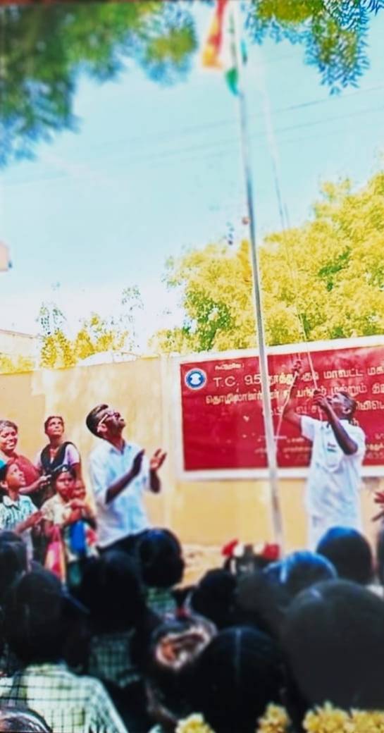 மகாத்மா காந்தி தொழிலாளிகள் ஒப்பந்தம் மற்றும் திறன் மேம்பாட்டு கூட்டுறவு சங்கம் சார்பில் சுதந்திர தின விழா கொண்டாடம்!

