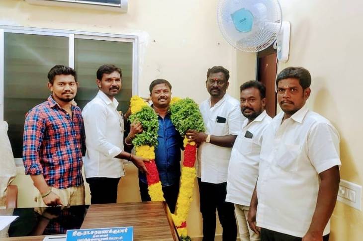 தூத்துக்குடி திமுக கிழக்கு ஒன்றிய  செயலாளருக்கு வாழ்த்து!
