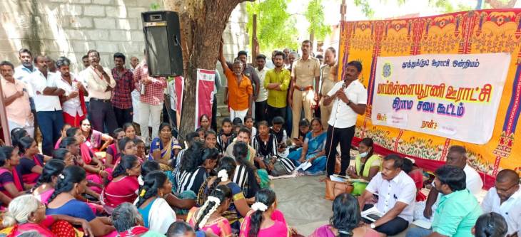 தாளமுத்துநகர் காவல் நிலையத்திற்கு கூடுதல் காவலர்கள் -  மாப்பிள்ளையூரணி கிராமசபை கூட்டத்தில் தீர்மானம்!