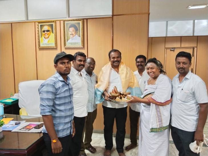 தூத்துக்குடி மேயருடன் இந்து முன்னணியினர் சந்திப்பு!