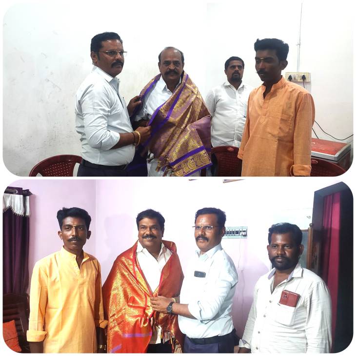 வீரபாண்டிய கட்டபொம்மன் நினைவு புகழ் அஞ்சலி - கடம்பூர் செ.ராஜூ எம்எல்ஏ.,வுடன் த.வீ.க.ப.க நிர்வாகிகள் சந்திப்பு!