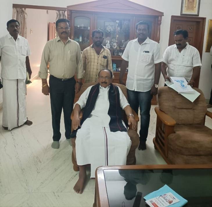கோவில்பட்டியில் வைகோ எம்பி.,யுடன் த.வீ.க.ப.க நிர்வாகிகள் சந்திப்பு!

