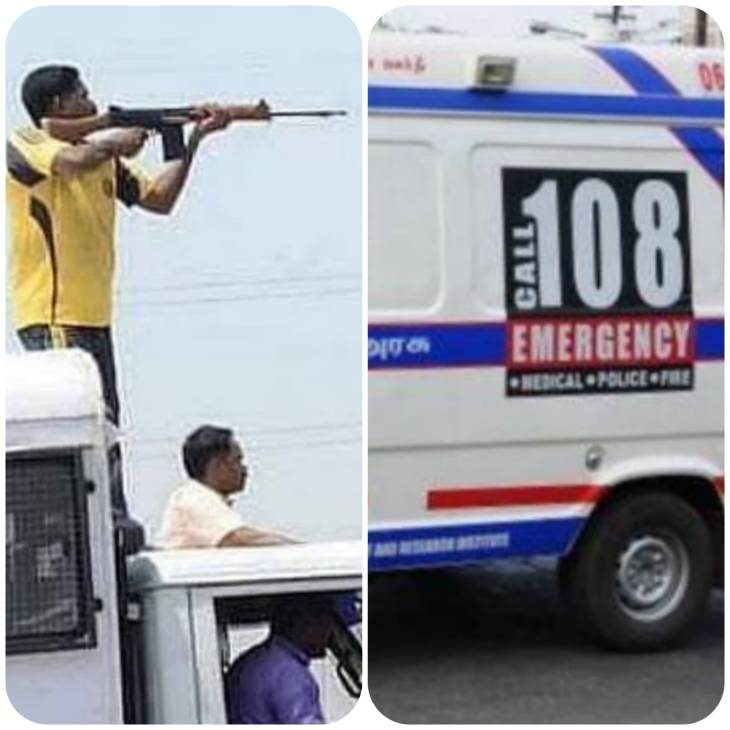 தூத்துக்குடி துப்பாக்கிச்சூடு சம்பவம் - தனியார் ஆம்புலன்ஸ் சேவைக்கு பாராட்டு... 108 ஆம்புலன்ஸ் சேவை உதவவில்லை!