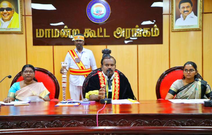 மேயர் ஜெகன் பெரியசாமி  தலைமையில் தூத்துக்குடி மாநகராட்சி கூட்டம் - பல்வேறு தீர்மானங்கள் நிறைவேற்றம்!