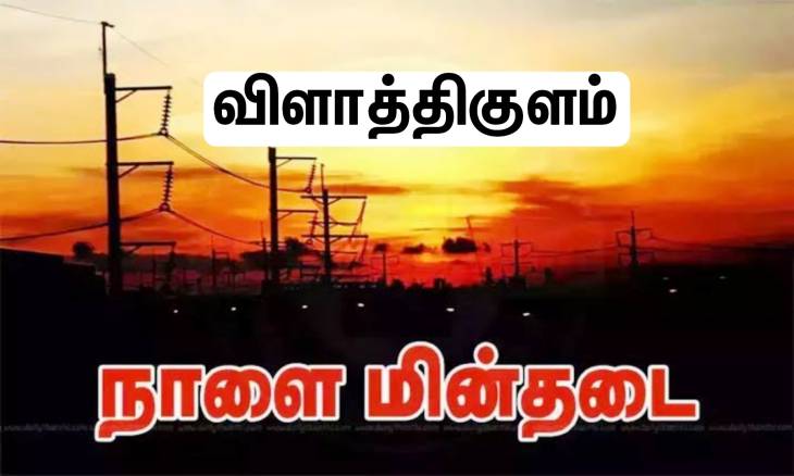 விளாத்திகுளத்தில் நாளை ( பிப்.,5 ) மின்தடை பகுதிகள் அறிவிப்பு!