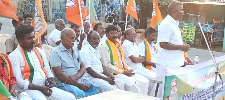 புதூரில் பாஜக சார்பில் மத்திய அரசின் பட்ஜெட் விளக்க பொதுக்கூட்டம்!