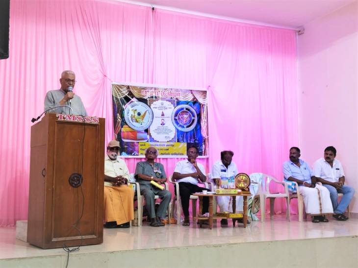 தமிழ்ச் செம்மல் விருது பெற்ற தூத்துக்குடி நெய்தல் அண்டோவிற்கு பாராட்டு விழா