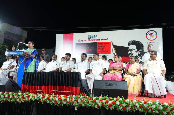 இந்தித் திணிப்பு; நிதிப்பகிர்வில் பாரபட்சம்; தொகுதி மறுசீரமைப்பில் அநீதி : எட்டையபுரத்தில் மத்திய பாஜக அரசிற்கு கண்டனம்!

