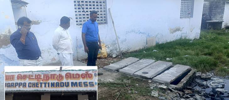 தூத்துக்குடியில் ஹோட்டல் கழிவு நீர் தொட்டியில் விழுந்த குழந்தை : ஹோட்டலுக்கு சீல் 