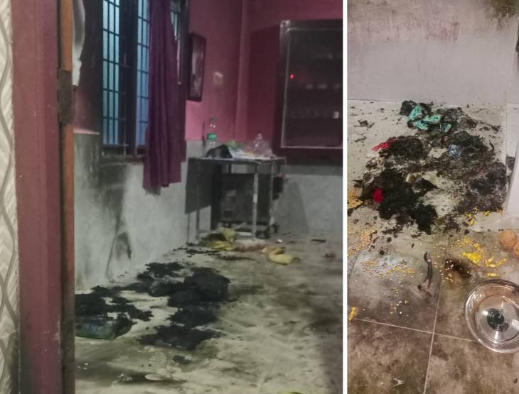 தூத்துக்குடியில் டிரைவரை வெட்டிய வழக்கில் கைதானவர் வீட்டில் பெட்ரோல் ஊற்றி தீ வைப்பு!