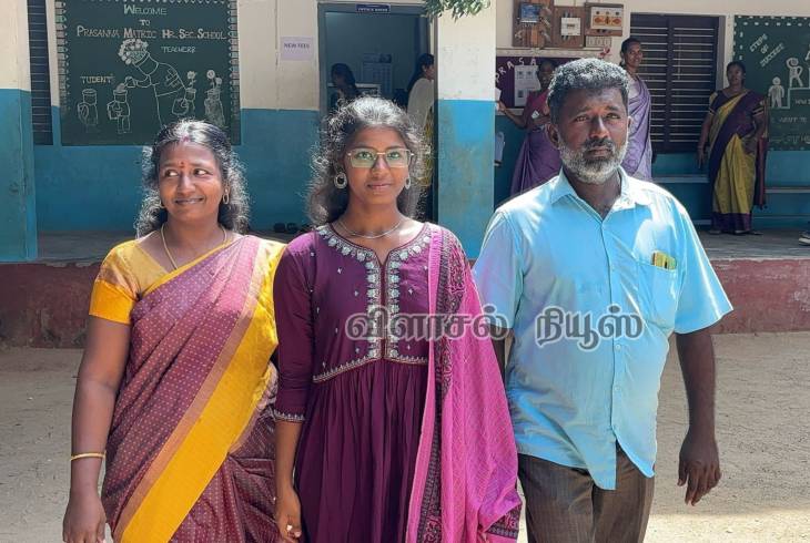 மாநில அளவில் 2 வது இடம்... சாதித்த புதியம்புத்தூர் தூய்மை காவலரின் மகள்!

