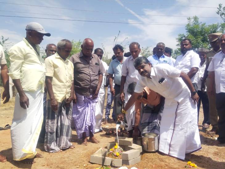 ஓணமாக்குளம் கிராமத்தில் புதிய ஊராட்சி மன்ற அலுவலகம் : அடிக்கல் நாட்டினார் எம்எல்ஏ சண்முகையா!


